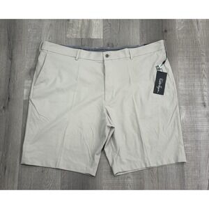 NWT Walter Hagen Men's Light Khaki Shorts Golf Wrinkle Resistant Modern Luxury